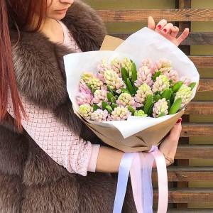 Букет гиацинтов "Аромат лета"