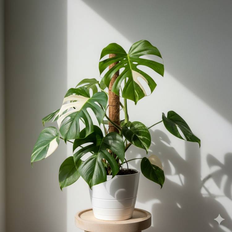 Монстера альбо