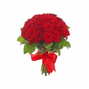 Букет из 31 красных роз 60 см