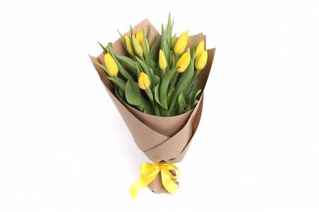 Букет из 15 тюльпанов "Элегант"