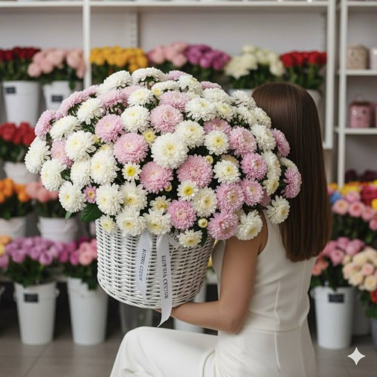 Букет с астрами "Вальс ароматов" Букет с астрами "Вальс ароматов"