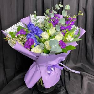 Букет с гиацинтами "Аромат"