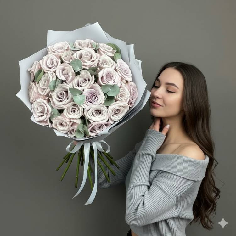 Розы Menta "Мятная Нежность"29шт Розы Menta "Мятная Нежность"29шт